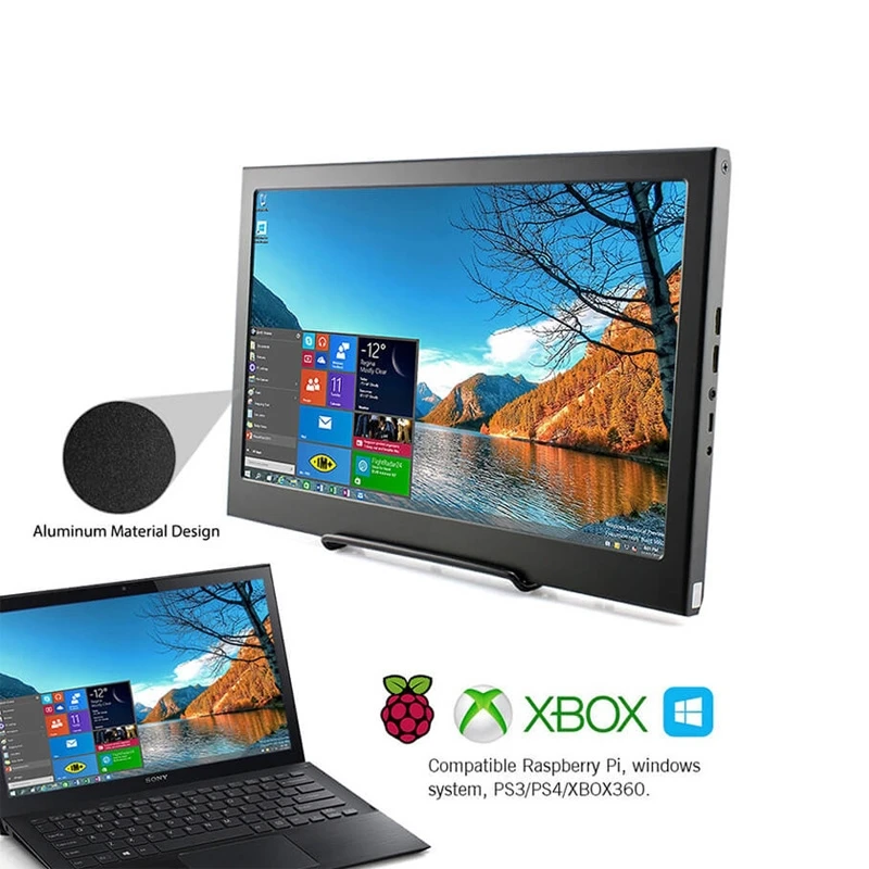 13.3 ġ Ǯ HD IPS 1920*1080   HDMI ȣȯ ޴ ũ Ŀ,  /XBOX/ Window7/8/10 