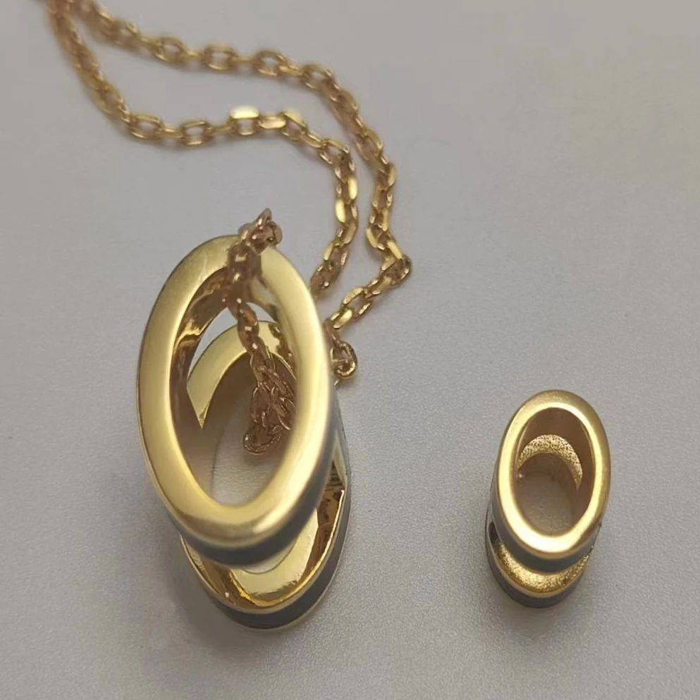 New In Sterling Silver Trend Bracelet Necklace for Women High Quality Luxury Gifts Dating Fashion Couple Party Accessories Items