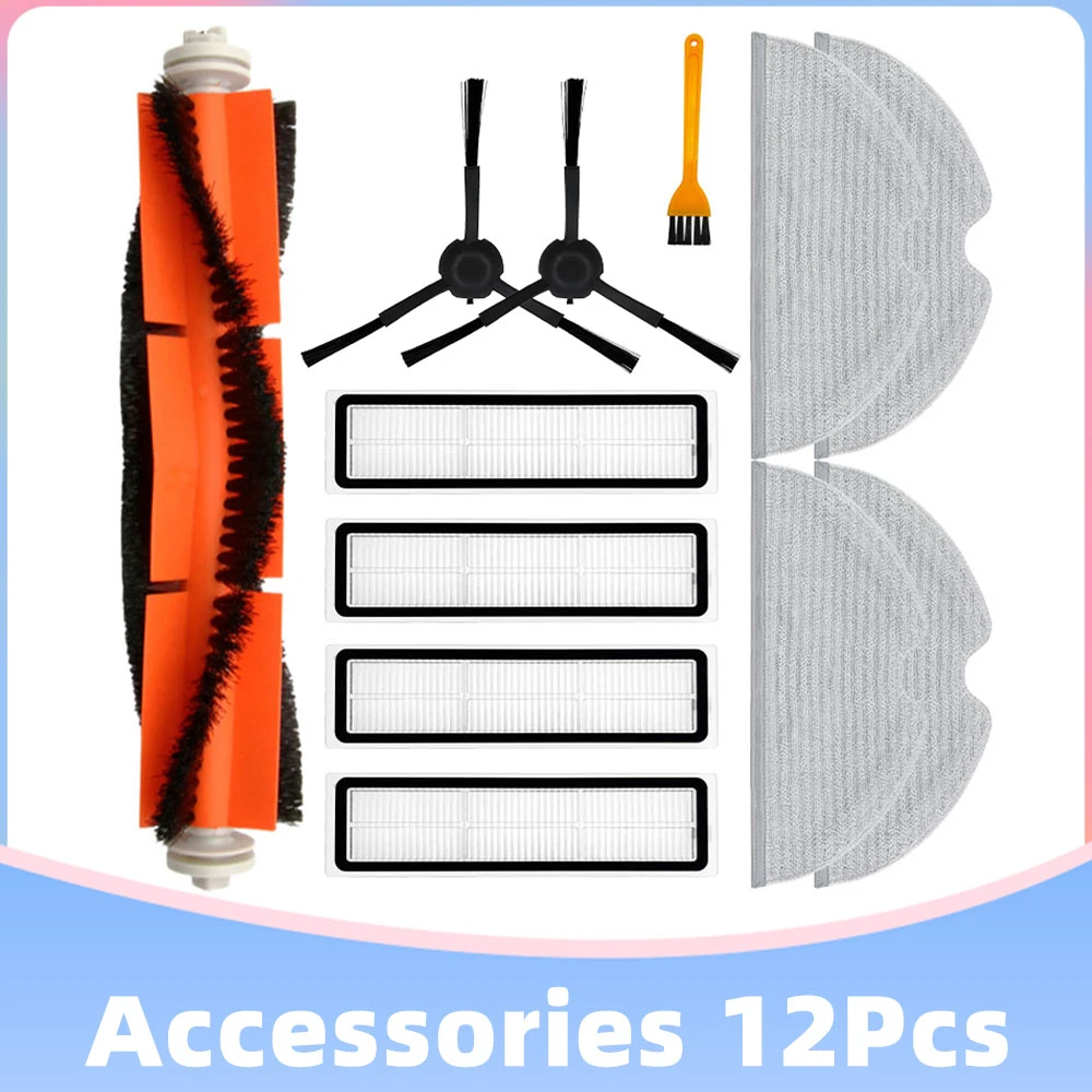 Spare Part for Mova L600 Z500 Robot Vacuum Cleaner Main Side Brush Hepa