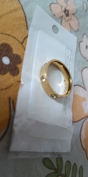 Stainless Steel Rose Gold Color Ring for Women photo review