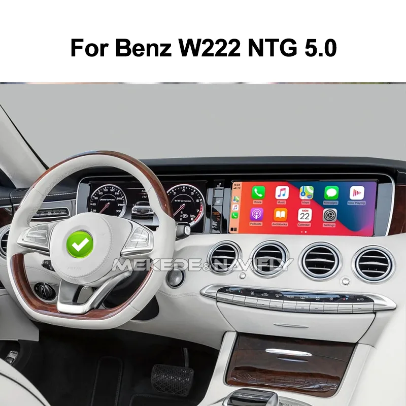 NaviFly  ī÷ ̽, ޸  S Ŭ W222 2013-2018, ȵ̵  ڽ, ̼ ̷ L-ink ÷