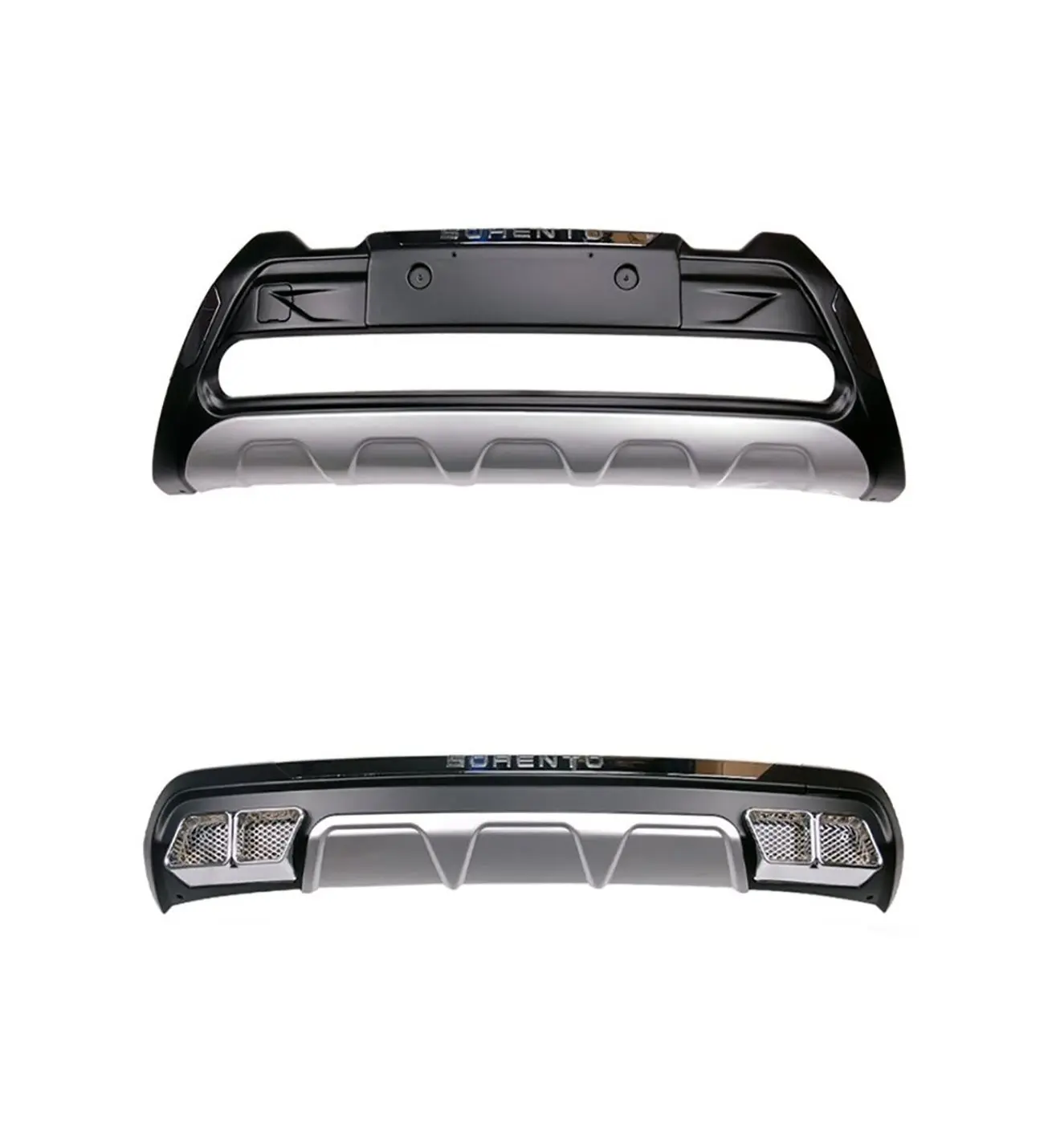 Kia Sorento Front AND Rear Bumper Protection Diffuser 2015 2017