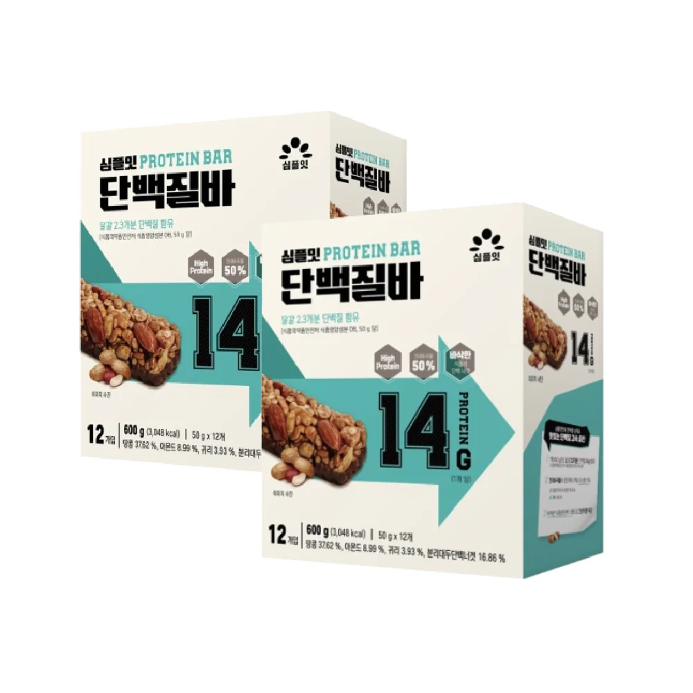 심플잇 단백질바 50g x 24개