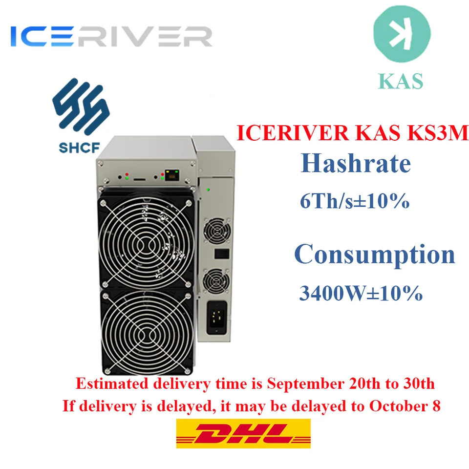 Mc Acquista 4 Ottieni 2 Gratis Iceriver Ks3M Kaspa Kas Asic Miner 6Th/S 3400W