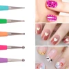 5Pcs Professional Nail Brush Double Head Painting Pen Dotting Tools Art Design Fake Nail Diy Drawing Brushes Manicure 4
