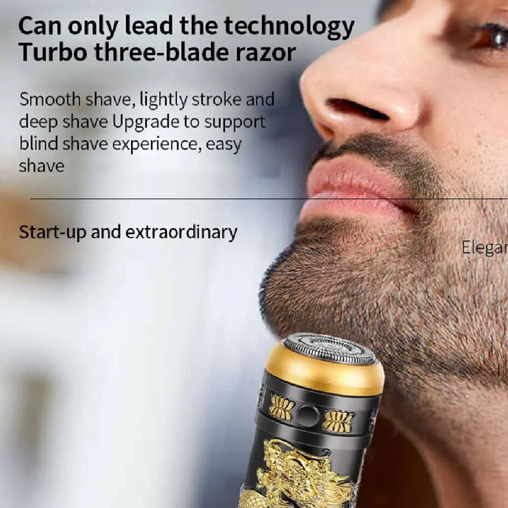 Mini USB Electric Shaver Long-Lasting Portable Washable Rechargeable Shaver  Razor Shaver For Men's Barber - AliExpress