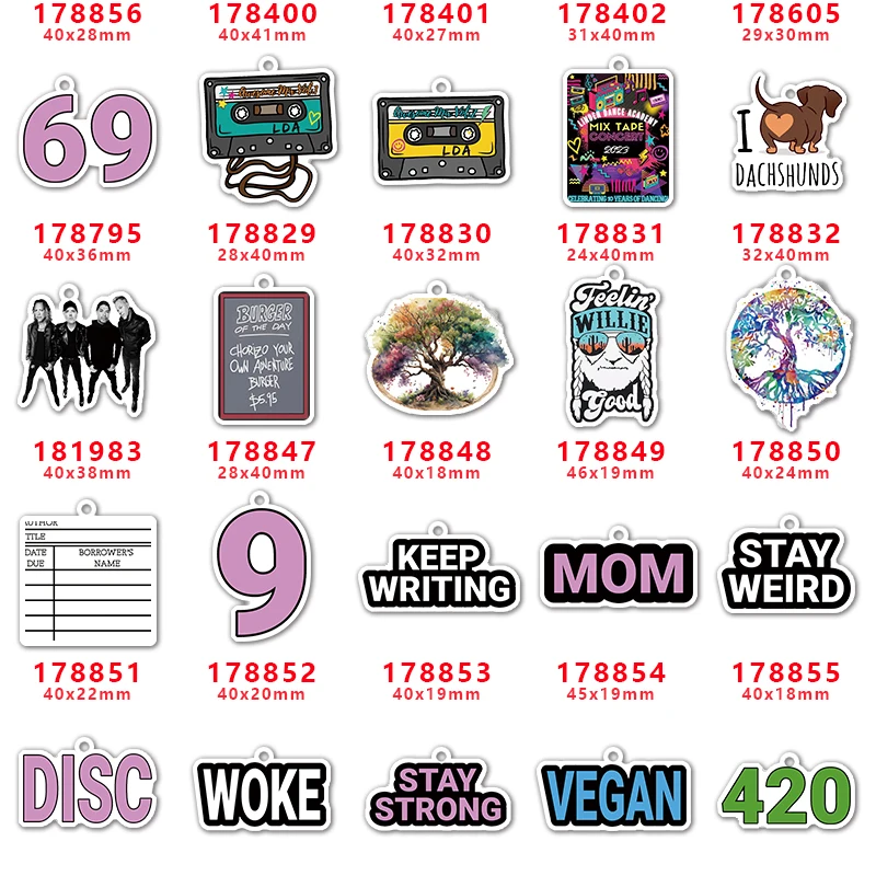 choshim brand Punch hole 10 Pcs Planar Resin Flatback Cartoon for Crafts DIY Bows accessory decoration DK178856