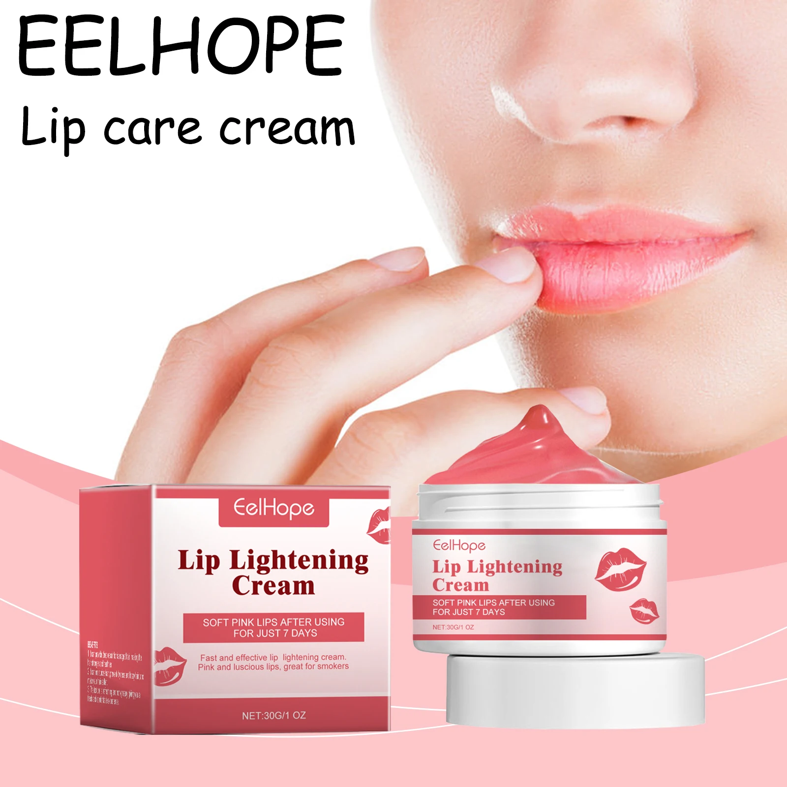 EELHOPE Nourishing Lip Cream Moisturizing Prevent Dryness and Peeling Remove Lip Lines Restore Smoothness Softening Lip Cream