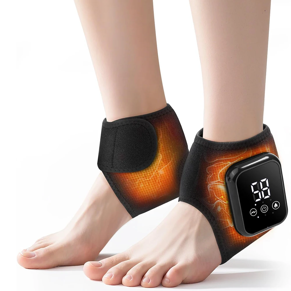 Heated Ankle Brace Massager Set 1