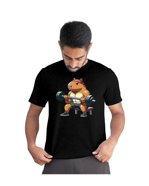 Camiseta Casual Masculina em Algodão Ajustável Dia a Dia Moderna Estampada do P ao G1
