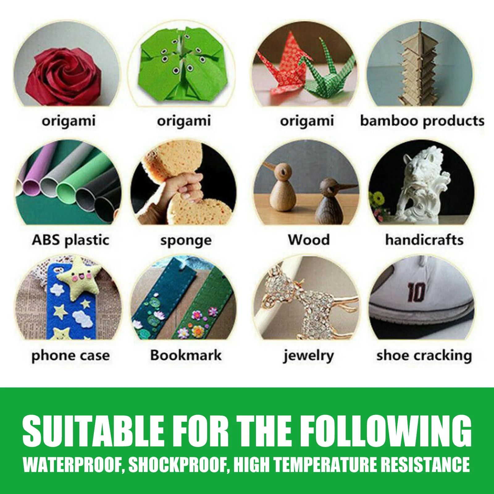 Jaysuing Multipurpose Sealing Adhesive for Ceramic Leather Wood Crack Repair Epoxy Quick Dry Safe Waterproof Gap Fill Glue