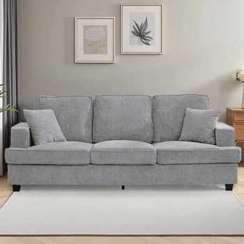 89-Inch Cloud Chenille Sofa 1