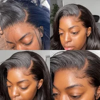 13x6 Lace Frontal Transparente Droite, 14-24 Pouces, Pré-épilée, 100% Cheveux Humains, Ligne de Cheveux Naturelle avec Baby Hair, Livraison 3 Jours 6