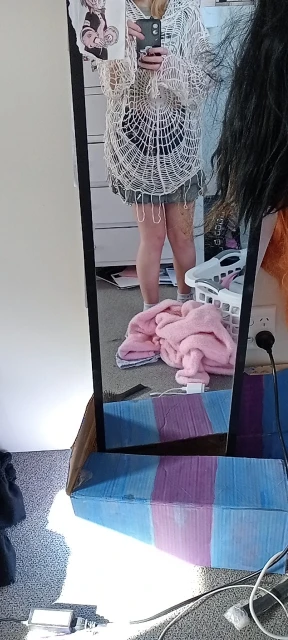 Grunge Knitted Sweater, customer photo