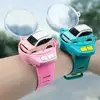 Remote Control Car Watch LED Toy 2.4GHz Mini Watch Remote Control Car Alloy RC Car Wrist Racing Watch Interactive Racing Game To 1