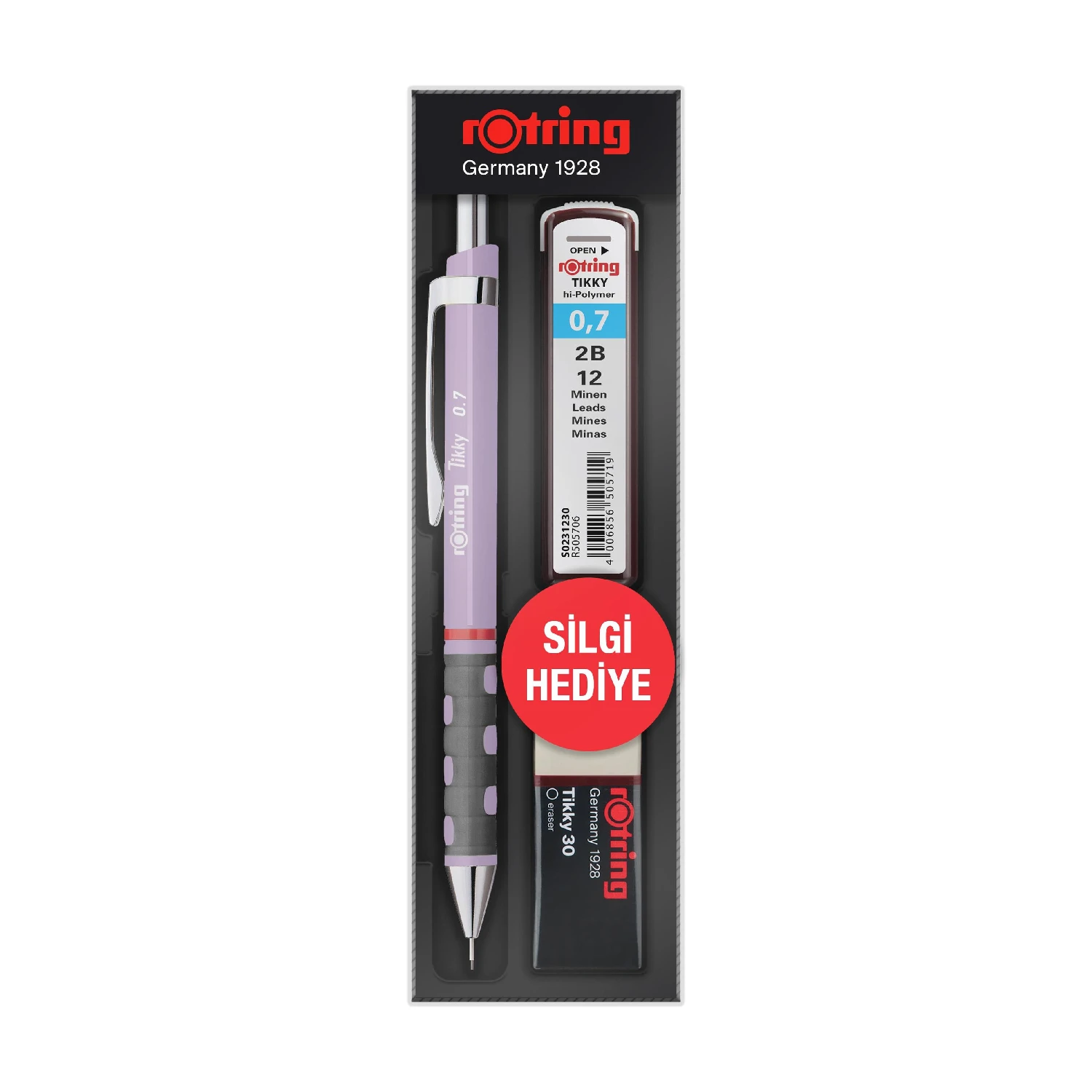  Rotring Tikky Mechanical Pencil 0.7 mm Black With