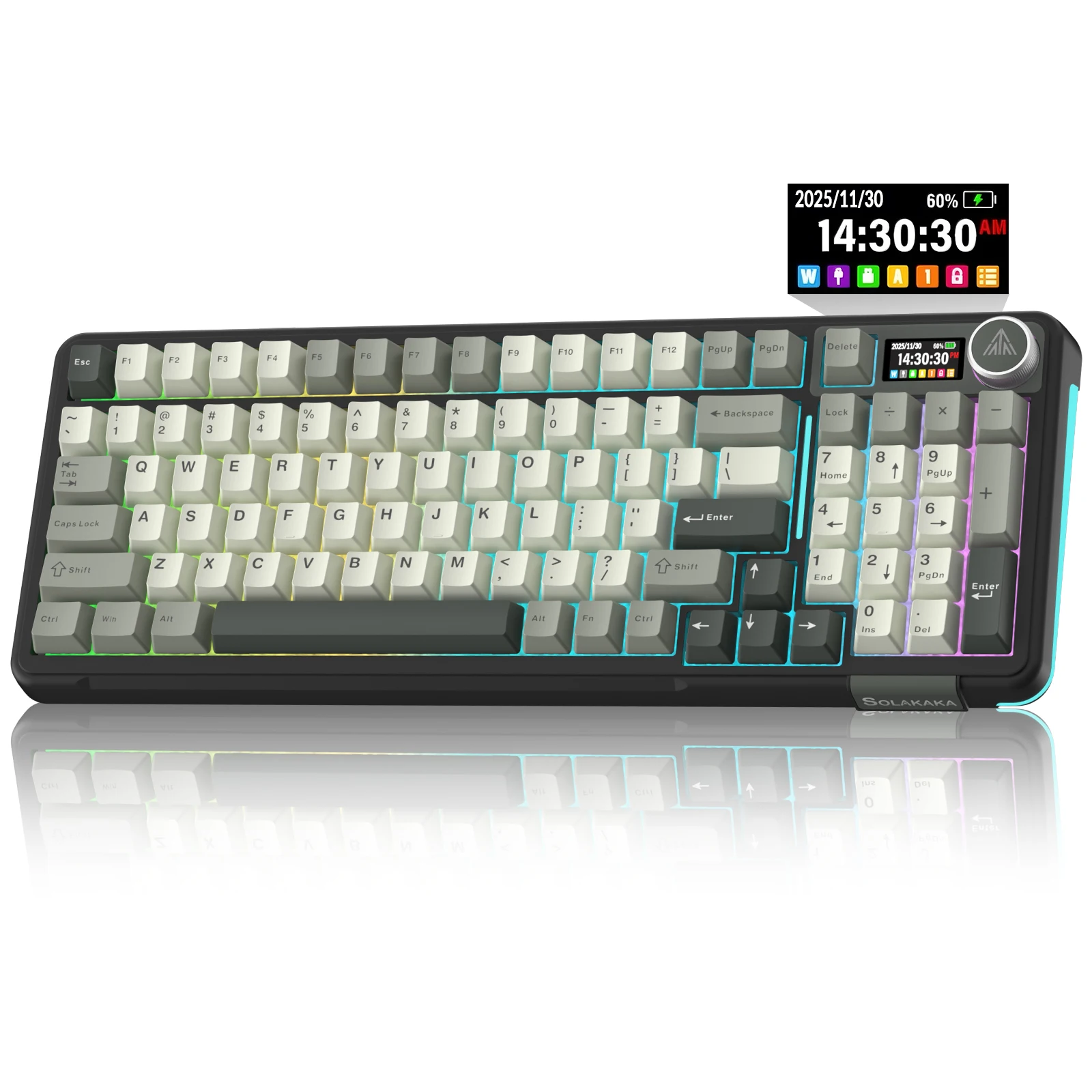 Teclado Mecânico SOLAKAKA A99 Pro 96%