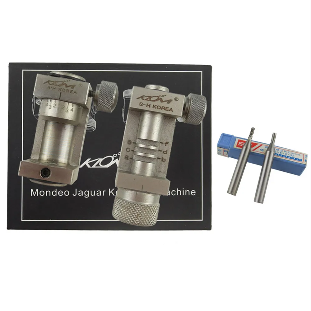 

Klom Mondeo Jaguar key Code Machine Full Set Key Cutting Machine Fixture Tool For Copy Ford Key Clamp Locksmith Tools