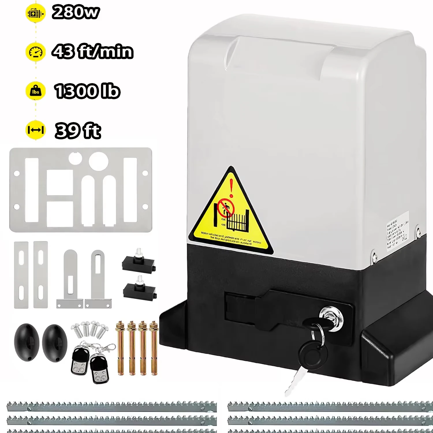 Automatic Chain Link Gate Opener: Real-World Performance Tested on a 600kg  Sliding Gate System