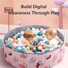 Foldable Dry Pool Baby Playpen Infant Ball Pit Pool Games Ocean Ball Pit Playground Playpen For Baby Ball Pool Playground Toys 2