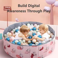 Foldable Dry Pool Baby Playpen Infant Ball Pit Pool Games Ocean Ball Pit Playground Playpen For Baby Ball Pool Playground Toys 2