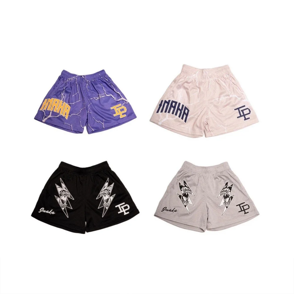 Print Mesh Shorts Inaka Power Clothes Men Mesh Shorts Inaka Gym