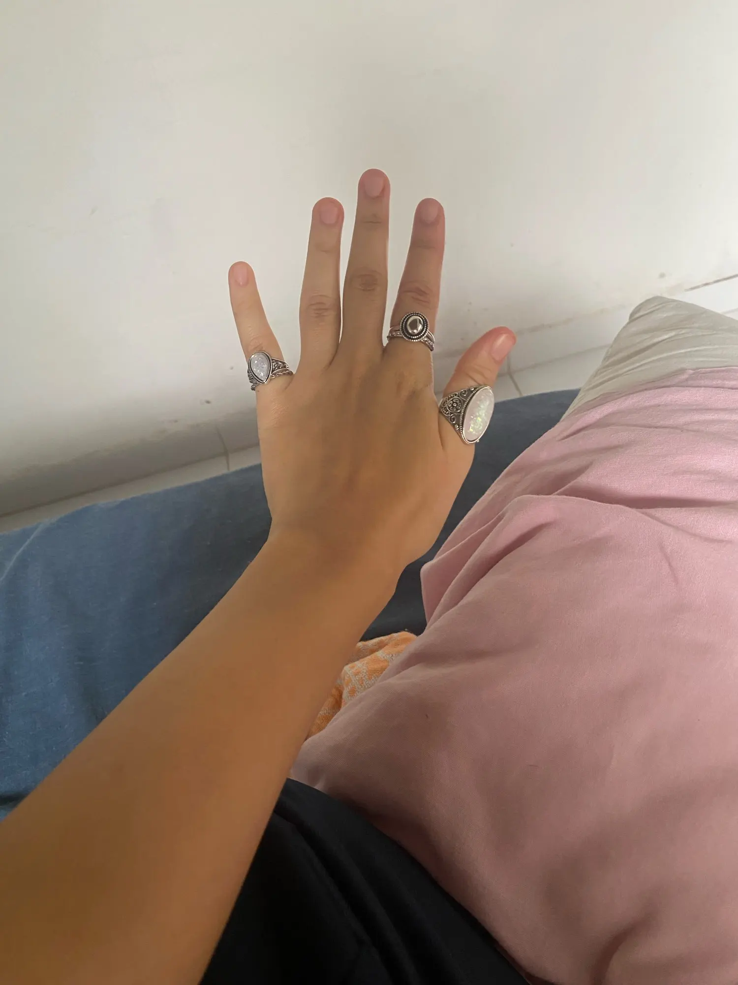 925 Sterling Silver Rings Couples Accessories INS Fashion photo review