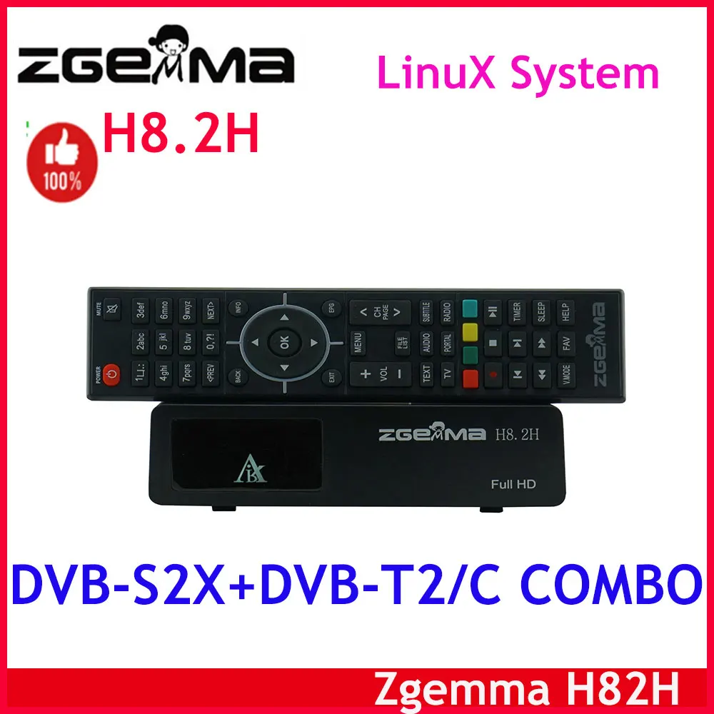 

2024 Newest ZGEMMA H8.2H Digital Satellite TV Receiver Linux Enigma2 Receptor DVB-S2X+DVB-T2/C H265 1080P HD PK ZGEMMA H9.2H