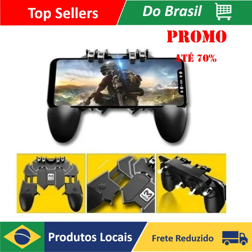 Controlador Joystick para Android e iOS, Pubg Frefogire, EC-193003 ...