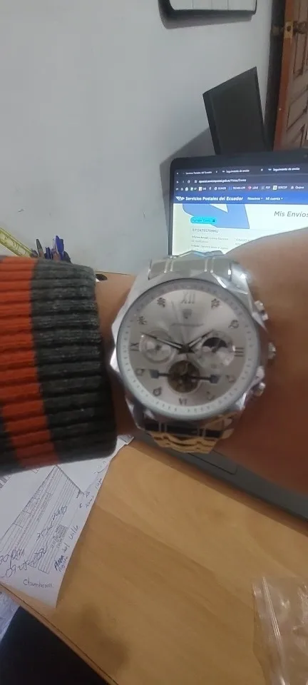 POEDAGAR Luxury Men's Quartz Watch photo review