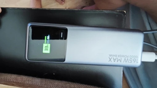 Xiaomi 165W Power Bank 10000 PB1165MI Integrated USB C Cable LED