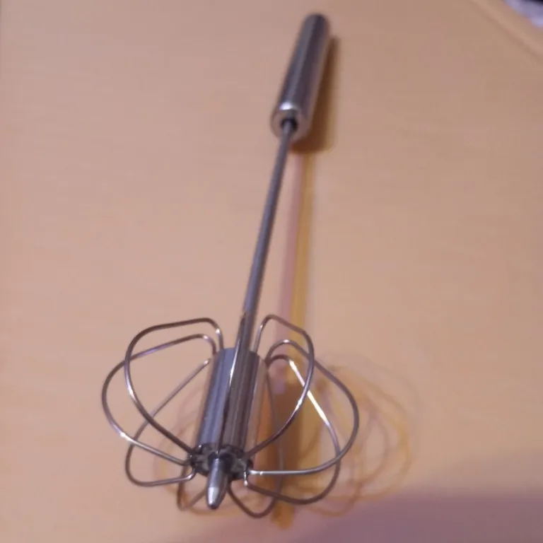 Stainless Steel Rotary Whisk Semi-Automatic Mixer Manual Whisk Household Cream Eggs Baking Gadgets photo review