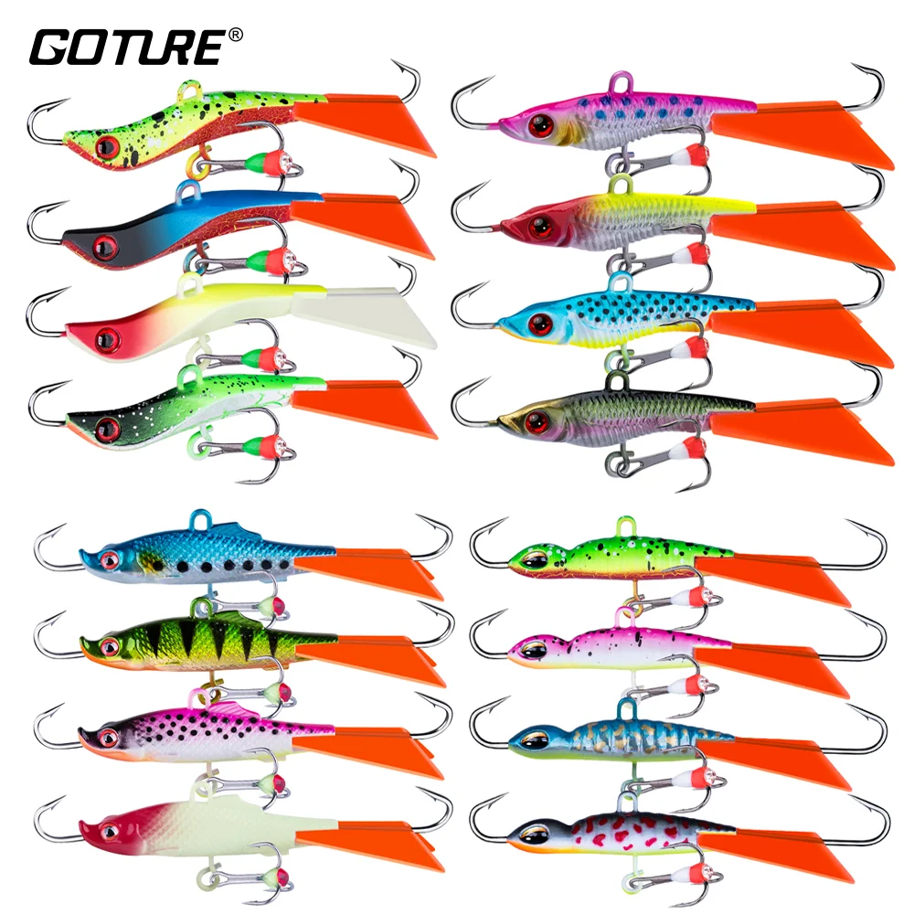 

Goture Winter Ice Fishing Lure Balancer 3D Eyes Jig Bait Hard Lure Jigging Balanced Fishing Bait Fast delivery of multiple sizes