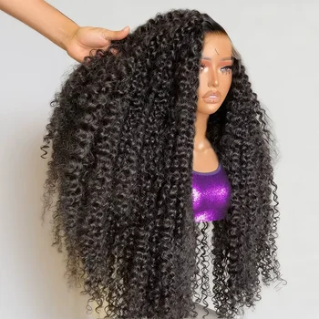 Deep Wave Frontal Wig Hd Lace Wigs 300% Density 13x4 13x6 Water Wave Curly Human Hair Wig 30 36 Inch Lace Front Wig Human Hair