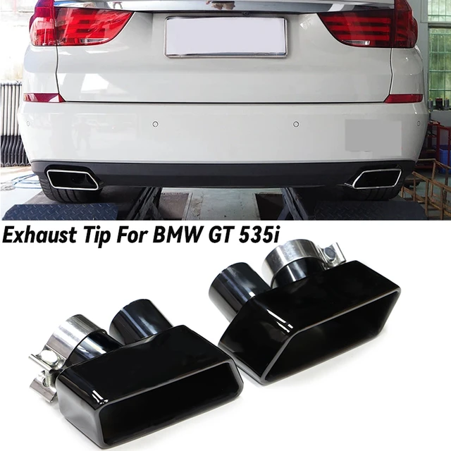 304 Edelstahl Auto Auspuffs pitze für BMW F10 528i GT 535i F07 bis 550i m  Look Schall dämpfer Spitze Auspuff anlage Düse Endrohr - AliExpress