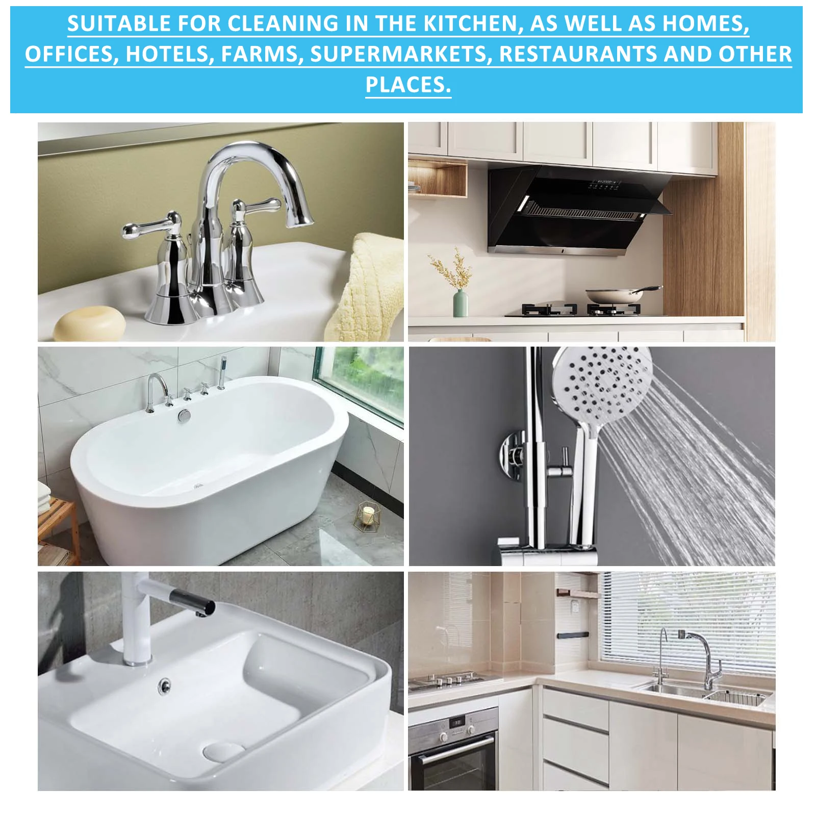 All Purpose Stain Removing Cleaning Powder for Kitchen