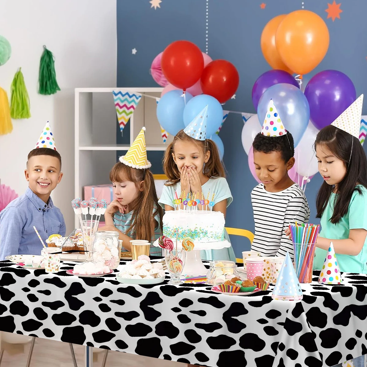Rotolo Di Tovaglia In Plastica Nera Con Taglierina - 137x30.5 Metri, Usa E Getta Per Feste, Personalizzabile