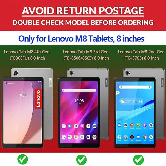 Lightweight EVA Shockproof Protective Tablet Case - 8.0 Inch