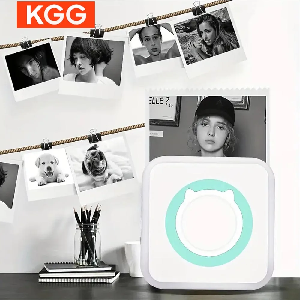 C15 Mini Photo Printer Thermal Portable Printers Stickers Paper Inkless Wireless Impresora Portátil 200dpi Android IOS 57mm
