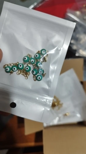 Enchanting blue hues Evil Eye Bead Bracelet for women's charm photo review