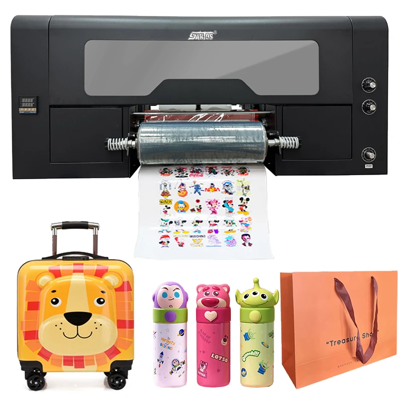 

2 in 1 DTF UV Printer AB Film Transfer sticker cup wrap Printing UV DTF Printer