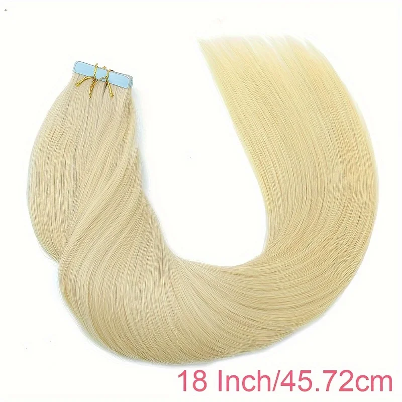 Blonde Tape in Hair Extensions Remy Human Hair