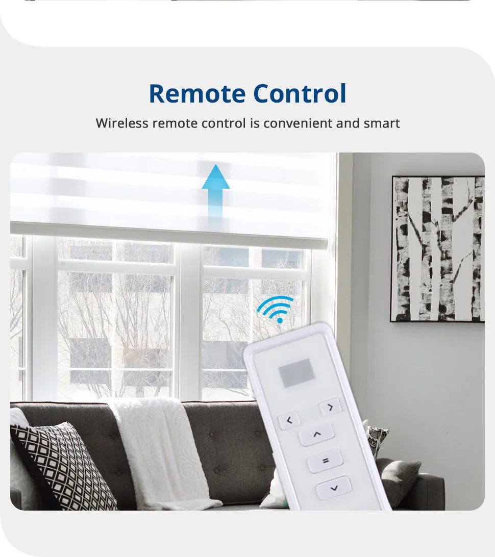 persianas tubulares, tubo de 38mm, vida inteligente,