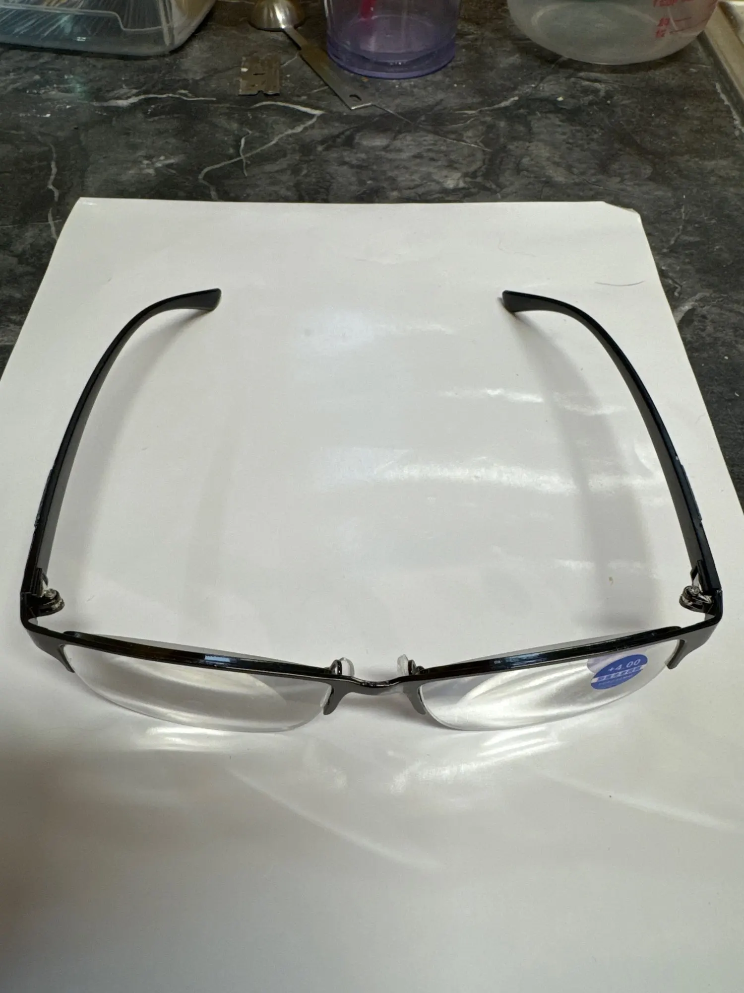 Men Reading Glasses Retro Business Hyperopia Glasses Anti Blue Light Reading Glasses 0 +1.0 To +4.0 Glasses photo review