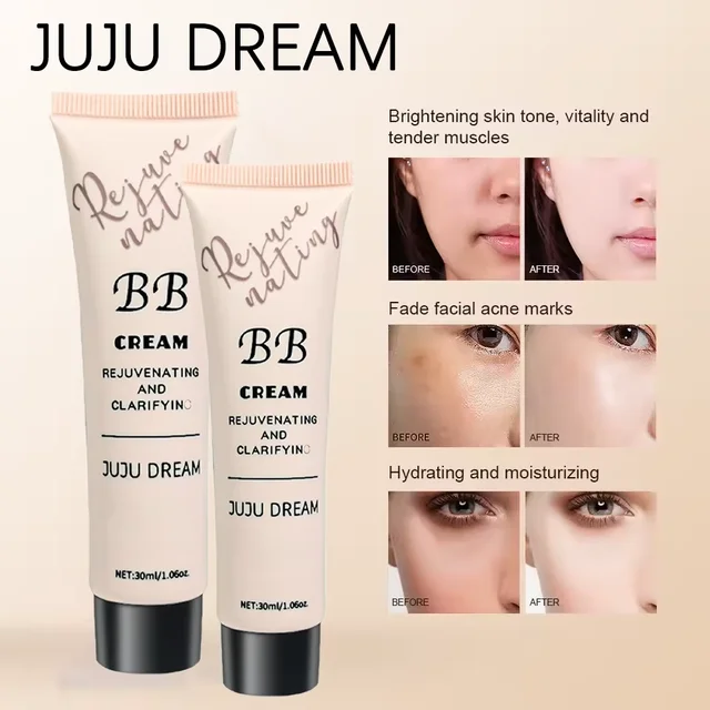 30ml Color Correcting BB Cream – Whitening & Brightening, Concealer Foundation, Oil-Control, Waterproof, Certified, Unisex, Skin 1