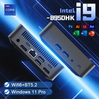 2025 Nuovo MiniPC Windows 11 Pro Intel Core i9 8950HK 16GB di RAM 1TB 2TB SSD WIFI 6 BT5.2 Ultra Computer desktop 4K HD Gaming Pc 1