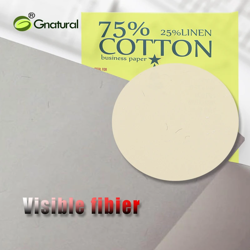 85gsm US 75% cotton 25% linen paper Letter size 216*279mm 100 sheets MLYYT042