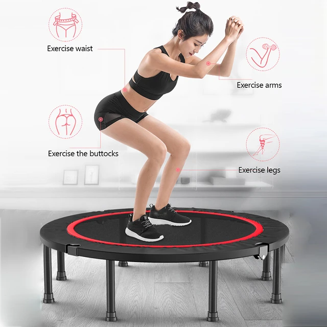 Safest Trampoline For Kids300kg Highest Weight Limit Foldable Trampoline  For Gymnastics & Fitness