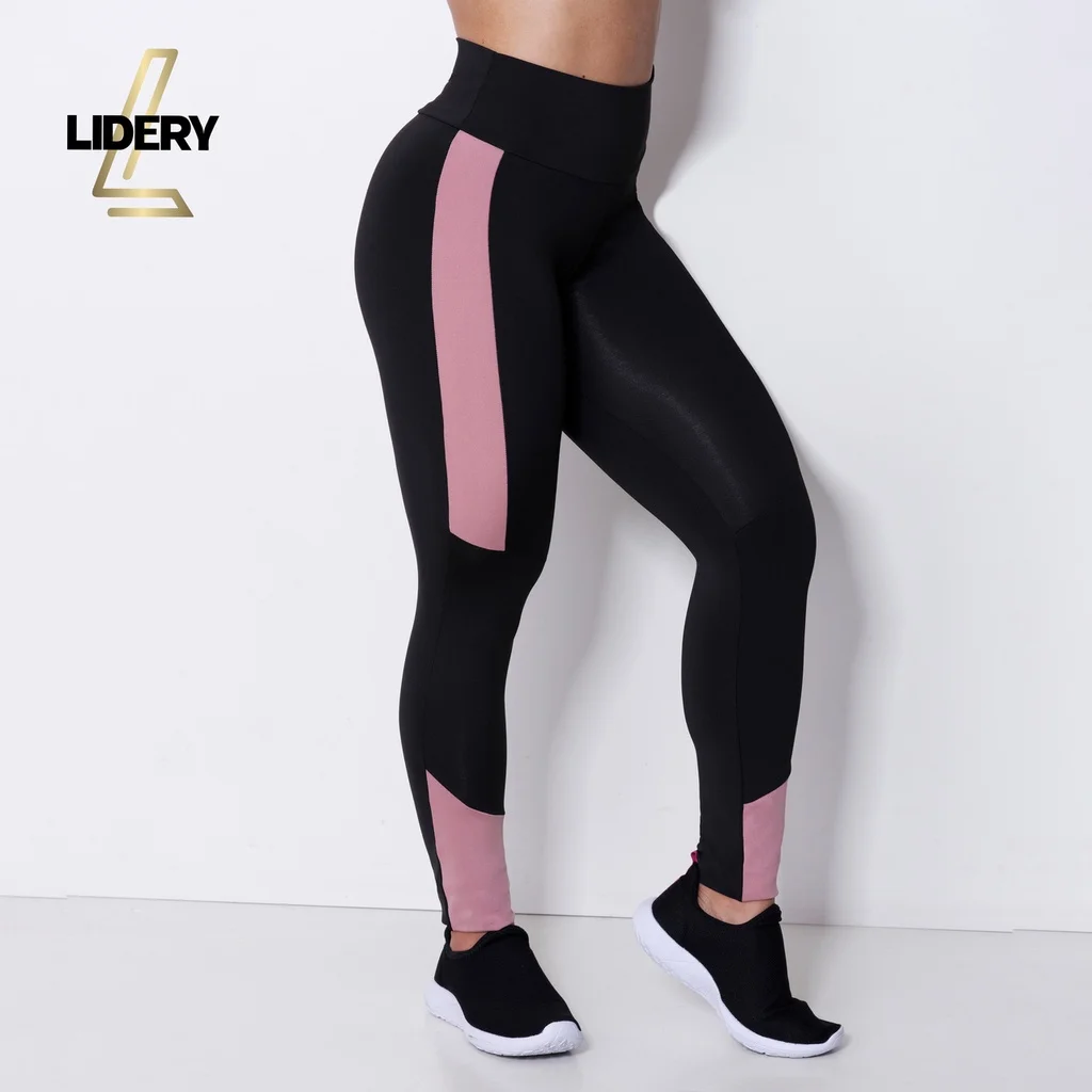 Calça Legging Fitness Faixa Lateral - AliExpress