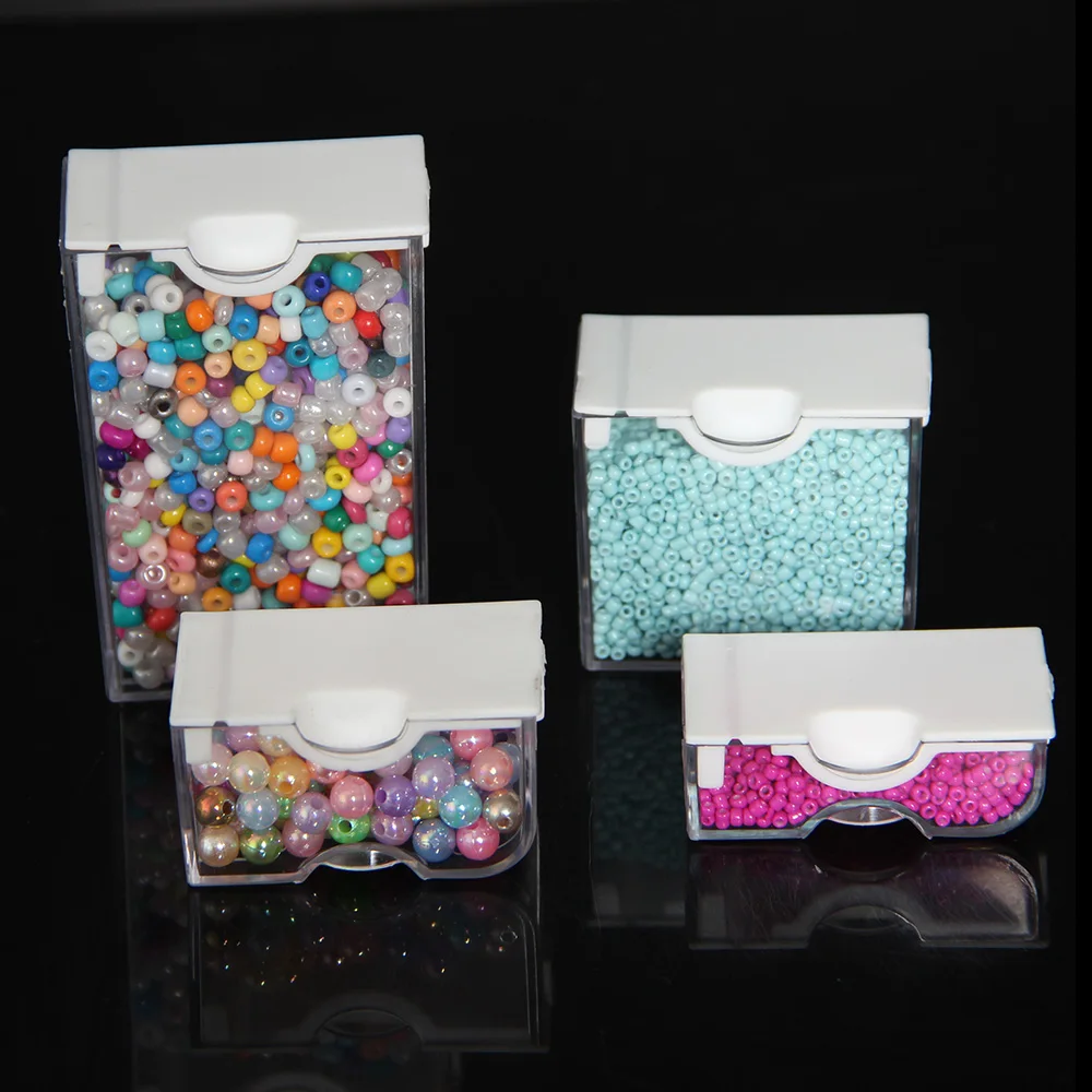 10/30/60/90/120/150 Transparent Container Diamond Painting Tool Accessories  Jewelry Embroidery Elizabeth Ward Bead Storage Box